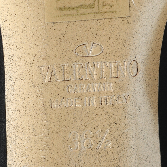 Valentino Bowtie Back Suede Leather OTK Over the Knee Boots Women EU 36.5 Black - Picture 12 of 13